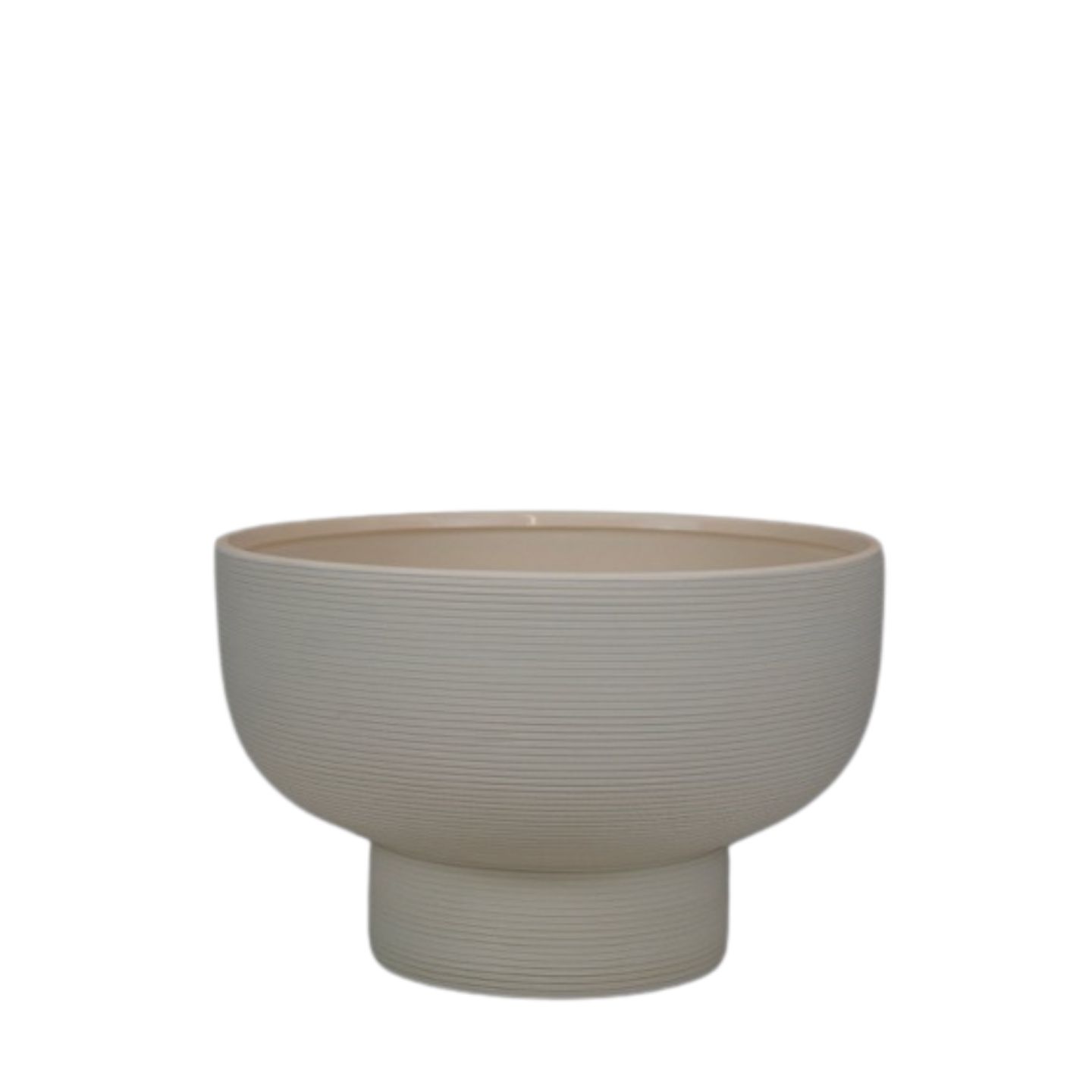 Ceramic pot on stem